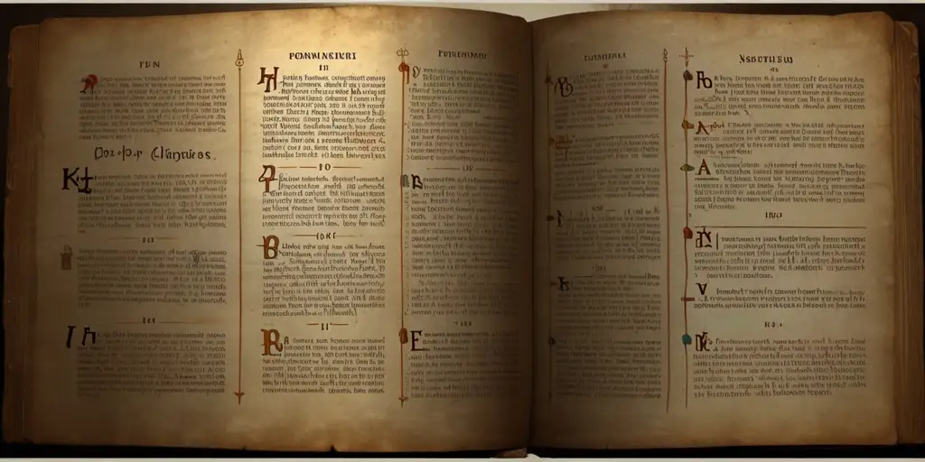 THE VARIOUS BIBLE SECTIONS